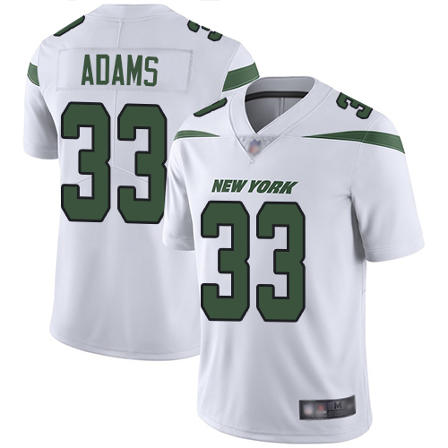 New York Jets Limited White Men Jamal Adams Road Jersey NFL Football #33 Vapor Untouchable